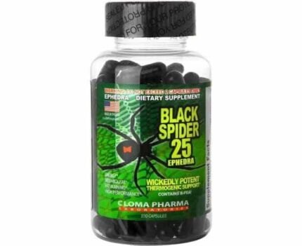 Cloma Pharma Black Spider -100 Capsules - بلاك سبايدر لحرق الدهون ١٠٠ كبسوله